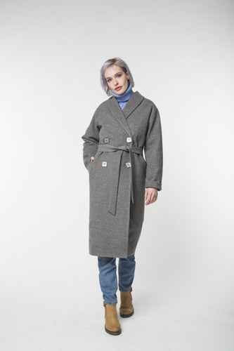 Long Gray Coat by REVALU
