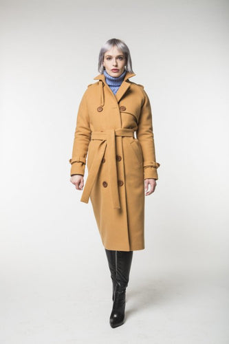 Camel Trench Coat  by REVALU