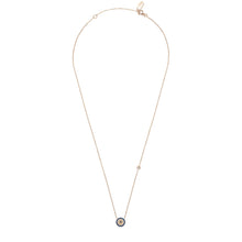 Load image into Gallery viewer, Evil Eye Necklace Rosegold