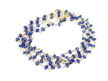 Load image into Gallery viewer, Lapis Lazuli Heart Convertible Mask Necklace