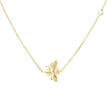 Load image into Gallery viewer, Queen Bee Necklace Gold