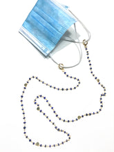 Load image into Gallery viewer, Lapis Lazuli Heart Convertible Mask Necklace
