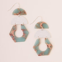 Load image into Gallery viewer, Stone Cutout Earring