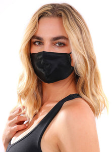Shopaholic's Chic Silk Face Mask