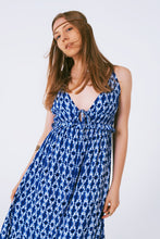 Load image into Gallery viewer, Boho Printed Strappy Maxi Dress