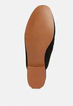 Load image into Gallery viewer, Krizia Chunky Chain Suede Slip on Mules