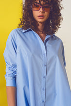 Load image into Gallery viewer, Oversized Shirt in Light Blue