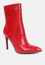 Load image into Gallery viewer, Momoa High Heel Ankle Boots