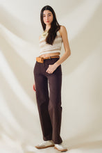 Load image into Gallery viewer, High Waisted Flare Jeans in Dark Brown