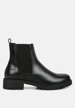 Load image into Gallery viewer, Stella Croc Back Chelsea Boots