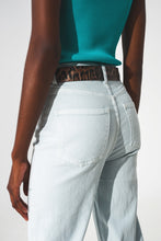 Load image into Gallery viewer, Elastic Cotton Jeans in Light Blue