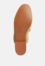 Load image into Gallery viewer, Krizia Chunky Chain Suede Slip on Mules