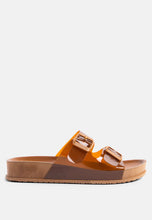 Load image into Gallery viewer, Minata Platform Buckled Slide Sandals