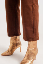 Load image into Gallery viewer, Wide Leg Jeans in Camel Brown