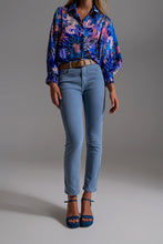 Load image into Gallery viewer, Stretch Cotton Skinny Jeans in Blue