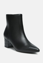 Load image into Gallery viewer, Thalia Pointed Toe Ankle Boots