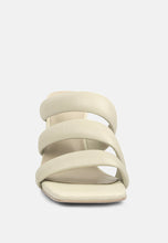 Load image into Gallery viewer, Kywe Textured Heel Chunky Strap Sandals