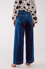 Load image into Gallery viewer, Button Front Jean in Mid Blue