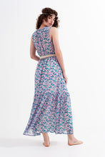 Load image into Gallery viewer, Floral Sleeveless Maxi Dress in Green