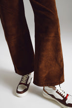 Load image into Gallery viewer, Cropped Cord Pants in Brown