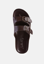 Load image into Gallery viewer, Minata Platform Buckled Slide Sandals