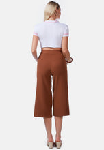 Load image into Gallery viewer, High Rise Cropped Culottes Trousers