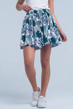 Load image into Gallery viewer, Blue Floral Mini Skort