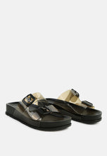 Load image into Gallery viewer, Minata Platform Buckled Slide Sandals