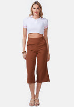 Load image into Gallery viewer, High Rise Cropped Culottes Trousers