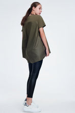 Load image into Gallery viewer, T-Shirt Dress in Khaki