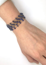 Load image into Gallery viewer, Lapis Lazuli Sterling Silver Bracelet
