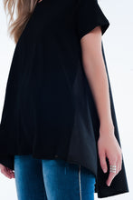 Load image into Gallery viewer, T-Shirt Dress in Black