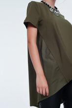 Load image into Gallery viewer, T-Shirt Dress in Khaki