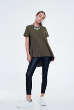 Load image into Gallery viewer, T-Shirt Dress in Khaki