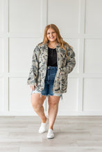 Load image into Gallery viewer, Sweet Camo Twill Jacket- Plus