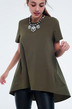 Load image into Gallery viewer, T-Shirt Dress in Khaki