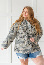 Load image into Gallery viewer, Sweet Camo Twill Jacket- Plus