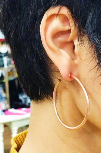 Hoops Earrings, Rose Gold - Drop Shipping Only