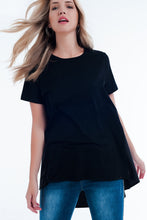 Load image into Gallery viewer, T-Shirt Dress in Black